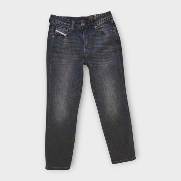 NWT Diesel D-Joy Slim Fit Black Jeans Size 27 - Picture 2 of 15